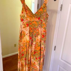 Tracey Reese plenty frock line silk floral dress